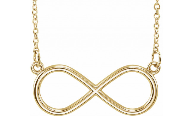 14K Yellow Infinity-Inspired 18 Necklace - 857821001P