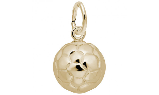 Rembrandt 14k Yellow Gold Soccer Ball Charm