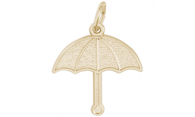 14k Gold Umbrella Charm