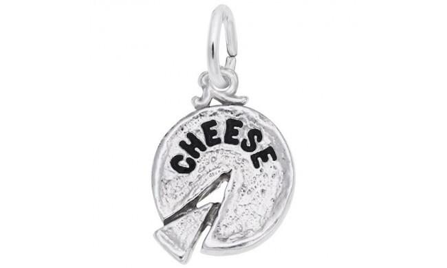 Rembrandt Sterling Silver Cheese Wheel Charm