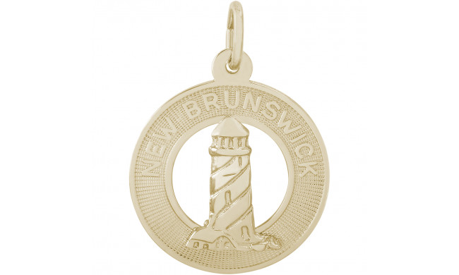 14k Gold New Brunswick Lighthouse Charm
