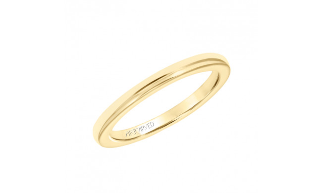 Artcarved Bridal Band No Stones Contemporary Floral Solitaire Wedding Band Buttercup 14K Yellow Gold - 31-V777Y-L.00