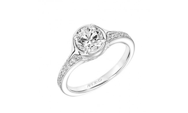 ArtCarved Straight Diamond Engagement Ring