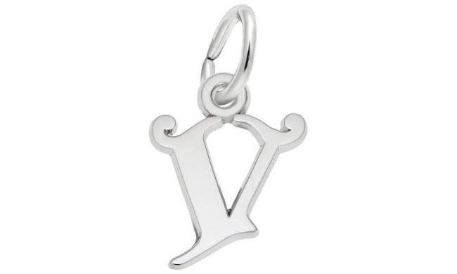 Rembrandt Sterling Silver Initial "V" Charm