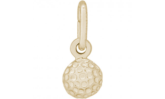 14k Gold Golf Ball Charm
