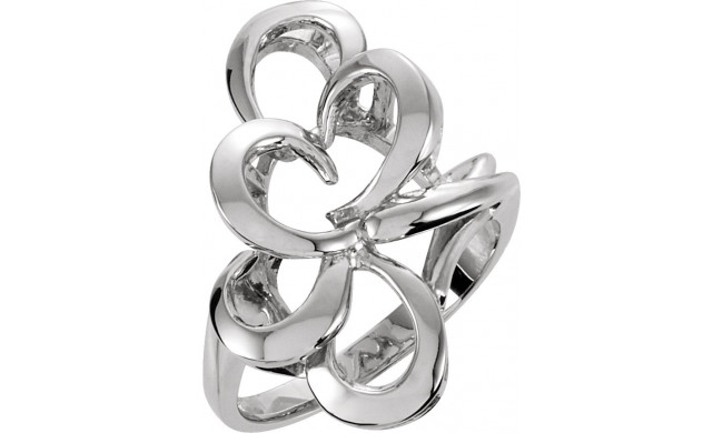14K White Metal Fashion Ring - 525519754P