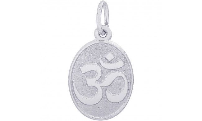 Sterling Silver Yoga Symbol Charm