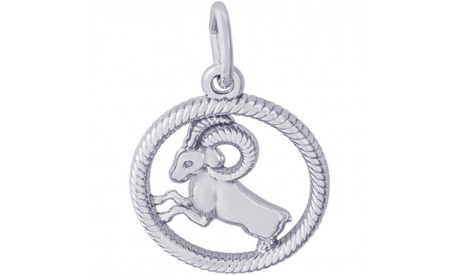 Sterling Silver Aries Charm
