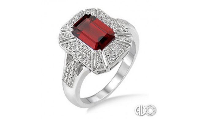 Ashi Diamonds Silver Gemstone Ring
