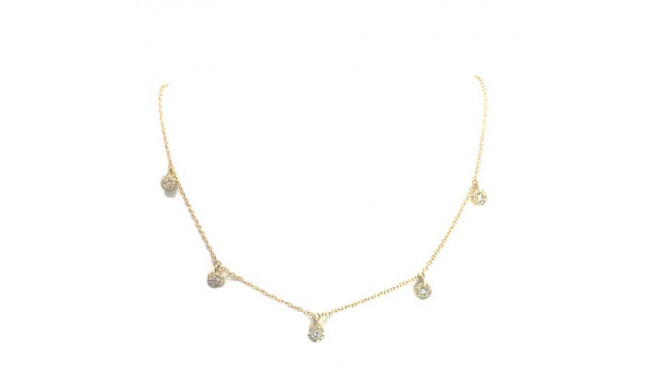 Diamond Durrells 14k Yellow Gold Diamond Necklace