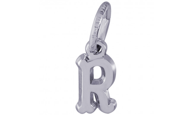 Sterling Silver Initial R Charm