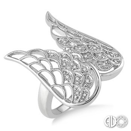 Angel Art Deco 1.70 Ctw Rose Cut Diamond 925 Sterling Silver Angel Wings... 