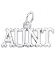 Rembrandt Sterling Silver Aunt Charm