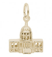 Rembrandt 14k Yellow Gold Capitol Building Charm