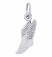 Sterling Silver Winged Shoe Charm