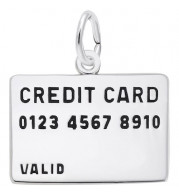 Rembrandt Sterling Silver Credit Card Charm