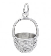 Rembrandt Sterling Silver Basket Charm