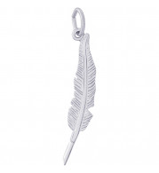 Sterling Silver Feather Pen Charm