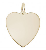 Rembrandt 14k Yellow Gold Heart Charm