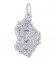 Sterling Silver Wisconsin Charm
