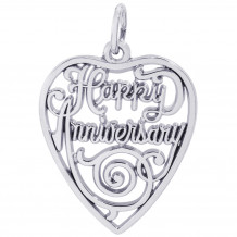 Sterling Silver Anniversary Charm