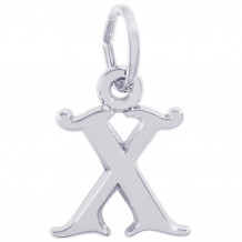 Sterling Silver Initial X Charm
