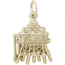 14k Gold Thomas Point, MD Lighthouse Charm