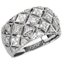 14K White 1/2 CTW Diamond Ring - 6662760001P
