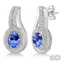 Ashi Diamonds Silver Gemstone Earrings