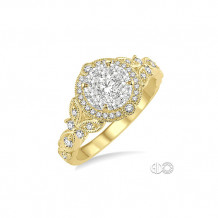 Ashi 14k Yellow Gold Diamond Lovebright Engagement Ring