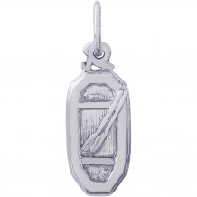 Sterling Silver White Water Raft Charm