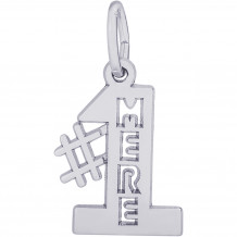 Sterling Silver #1 Mere Charm