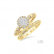 Ashi 14k Yellow Gold Diamond Lovebright Bridal Set
