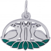 Sterling Silver 4 Calling Birds Charm