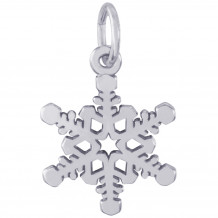 Sterling Silver Snowflake  Charm