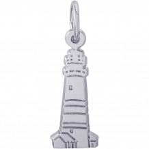 Sterling Silver Boston Harbor, MA Lighthouse Charm