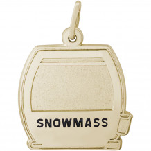 14k Gold Snowmass Cable Car  Charm