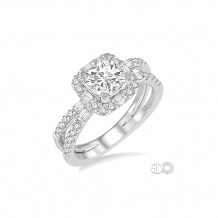 Ashi 14k White Gold Diamond Semi-Mount Engagement Ring