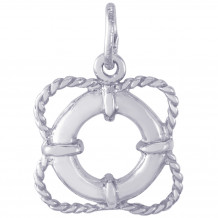 Sterling Silver Life Presever Charm