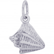 Sterling Silver Conch Shell Charm