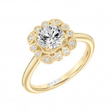ArtCarved Halo Diamond Engagement Ring
