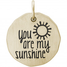 14k Gold You Are My Sunshine