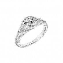 ArtCarved Straight Diamond Engagement Ring