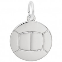 Rembrandt Sterling Silver Volleyball Charm