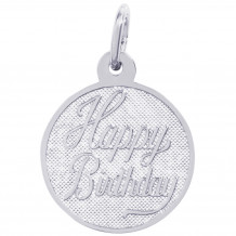 Sterling Silver Birthday Charm