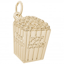14k Gold Popcorn Charm