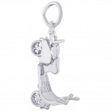 Sterling Silver Scooter Charm