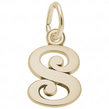 Rembrandt 14k Yellow Gold Initial "S" Charm