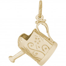 14k Gold Watering Can Charm
