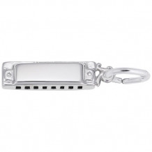 Rembrandt Sterling Silver Harmonica Charm